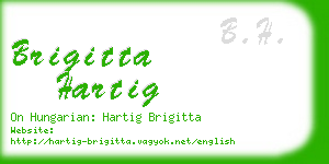 brigitta hartig business card